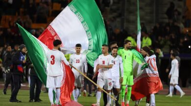 IR Iran celebrate qualifying for the 2026 FIFA World Cup