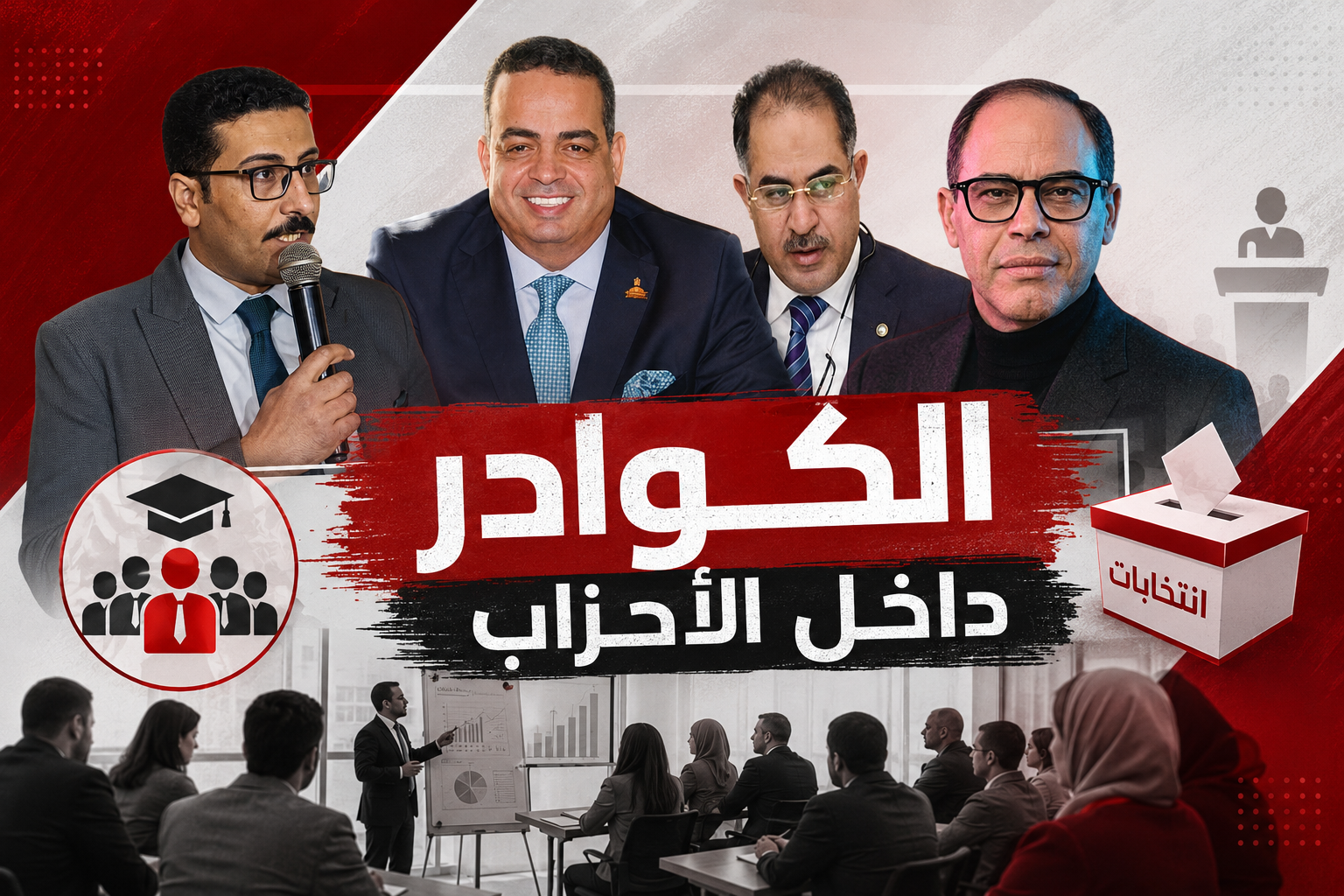 الكوادر داخل الأحزاب السياسية