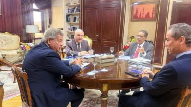 ضياء رشوان وزير الدولة للاعلام يترأس اجتماع ضم رؤساء الهيئة الاعلامية الثلاث أحمد المسلماني وخالد عبد العزيز وعبد الصادق الشوربجي