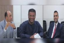 النواب حسين هريدي وعبد الرحمن بشاري وحسام حسن الخشت في جلسة حوارية حول تنمية الصعيد