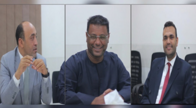 النواب حسين هريدي وعبد الرحمن بشاري وحسام حسن الخشت في جلسة حوارية حول تنمية الصعيد