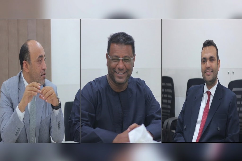 النواب حسين هريدي وعبد الرحمن بشاري وحسام حسن الخشت في جلسة حوارية حول تنمية الصعيد