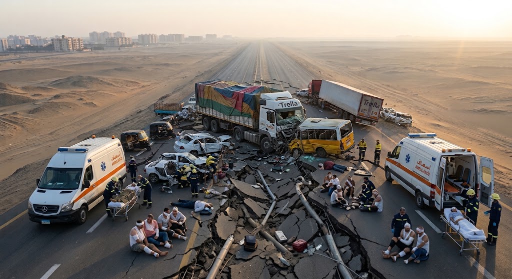90 ألف ضحية على طرق مصر في عام
