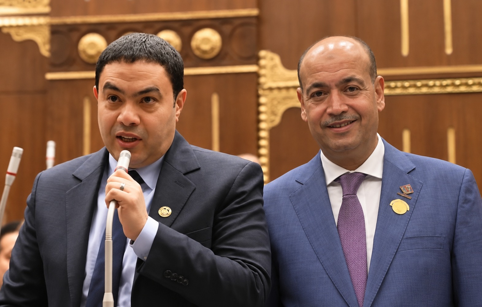 النائبان أحمد سيد وإسماعيل الشرقاوي